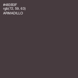 #483B3F - Armadillo Color Image