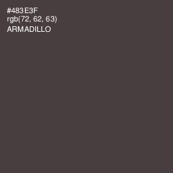 #483E3F - Armadillo Color Image