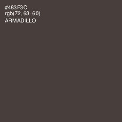 #483F3C - Armadillo Color Image
