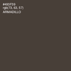 #493F39 - Armadillo Color Image