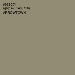 #938C74 - Arrowtown Color Image