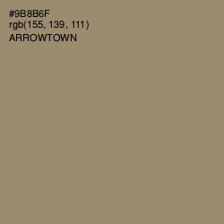 #9B8B6F - Arrowtown Color Image