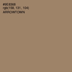 #9E8368 - Arrowtown Color Image