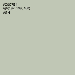 #C0C7B4 - Ash Color Image