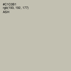 #C1C0B1 - Ash Color Image
