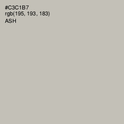 #C3C1B7 - Ash Color Image