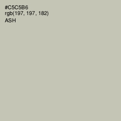 #C5C5B6 - Ash Color Image