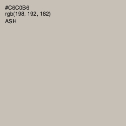 #C6C0B6 - Ash Color Image