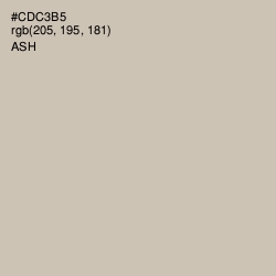#CDC3B5 - Ash Color Image