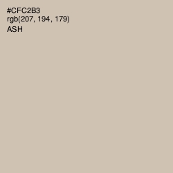 #CFC2B3 - Ash Color Image