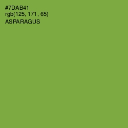 #7DAB41 - Asparagus Color Image