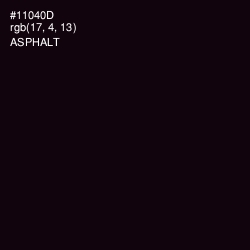 #11040D - Asphalt Color Image