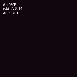 #11060E - Asphalt Color Image