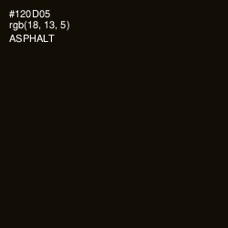 #120D05 - Asphalt Color Image