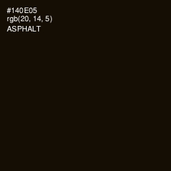 #140E05 - Asphalt Color Image
