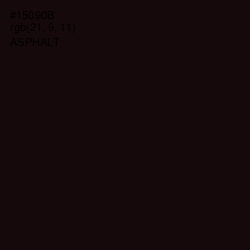 #15090B - Asphalt Color Image