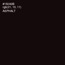 #150A0B - Asphalt Color Image