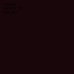 #18060A - Asphalt Color Image