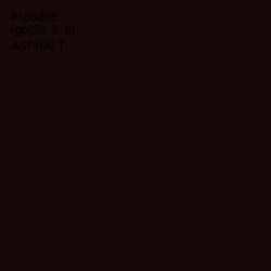 #180808 - Asphalt Color Image