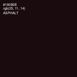#190B0E - Asphalt Color Image