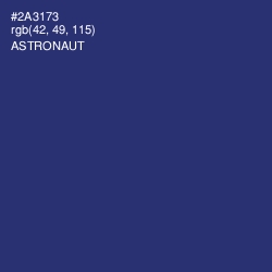 #2A3173 - Astronaut Color Image