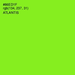#86ED1F - Atlantis Color Image