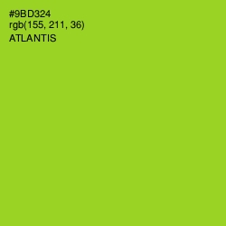 #9BD324 - Atlantis Color Image