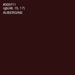 #300F11 - Aubergine Color Image