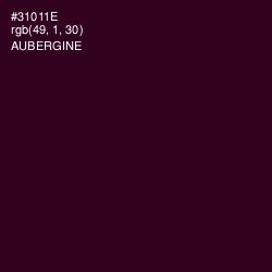 #31011E - Aubergine Color Image