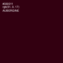 #330011 - Aubergine Color Image