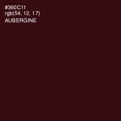 #360C11 - Aubergine Color Image