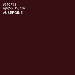 #370F13 - Aubergine Color Image
