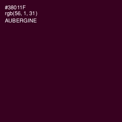#38011F - Aubergine Color Image