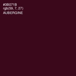 #3B071B - Aubergine Color Image