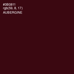 #3B0811 - Aubergine Color Image