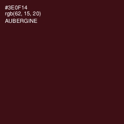 #3E0F14 - Aubergine Color Image