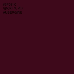#3F091C - Aubergine Color Image