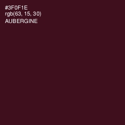 #3F0F1E - Aubergine Color Image