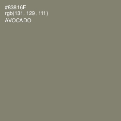 #83816F - Avocado Color Image