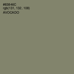 #83846C - Avocado Color Image