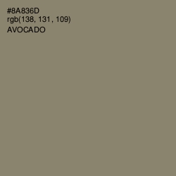 #8A836D - Avocado Color Image