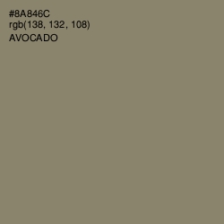 #8A846C - Avocado Color Image