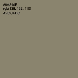 #8A846E - Avocado Color Image