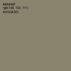 #8A846F - Avocado Color Image