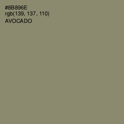 #8B896E - Avocado Color Image