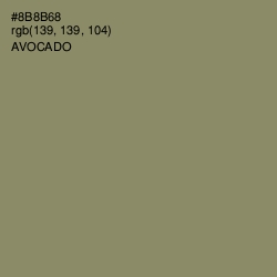 #8B8B68 - Avocado Color Image