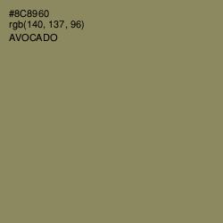 #8C8960 - Avocado Color Image