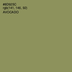 #8D925C - Avocado Color Image