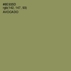 #8E935D - Avocado Color Image