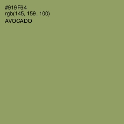 #919F64 - Avocado Color Image